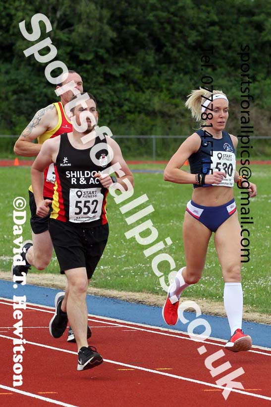 North Eastern 10000 metres, 2021 North Eastern Champs., Shildon. Photo: David T. Hewitson/Sports for All Pics